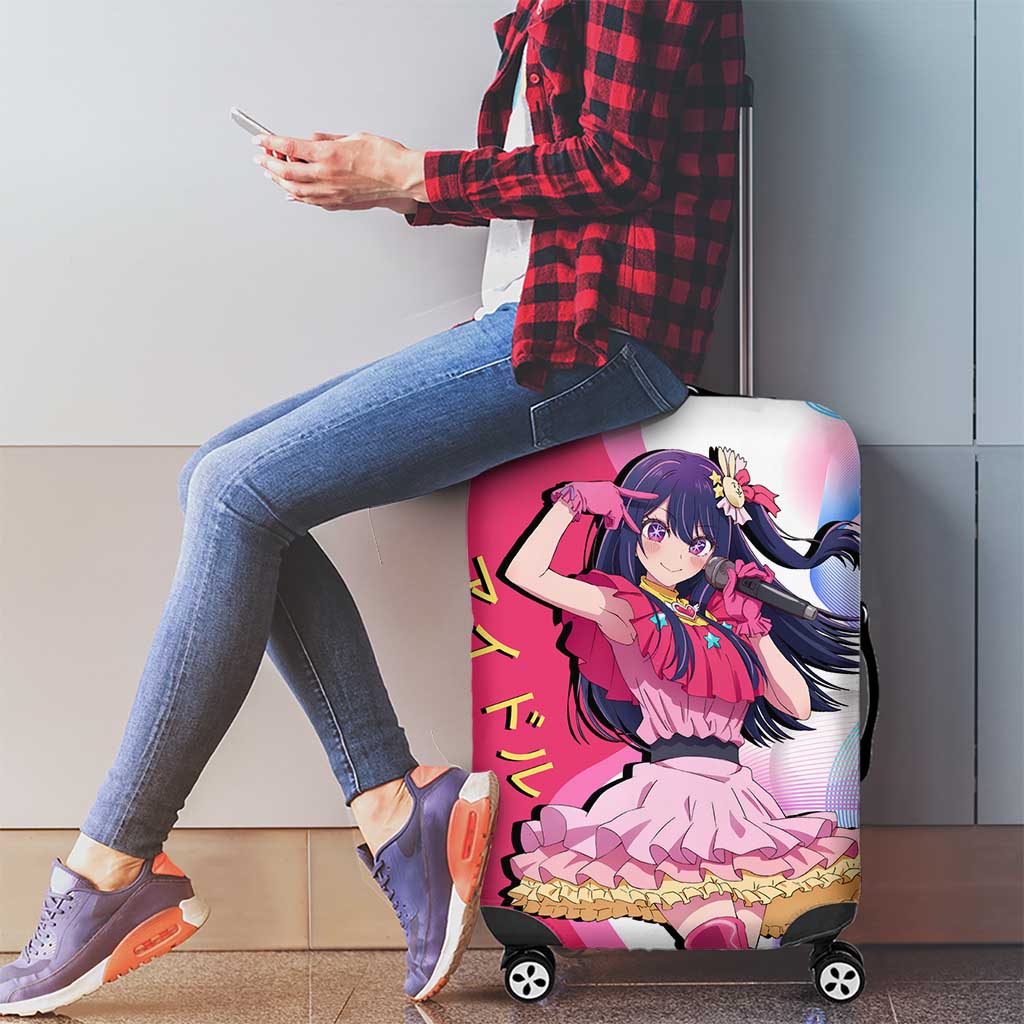 Ai Hoshino Idol Luggage Cover Sparkling Idol Anime Style