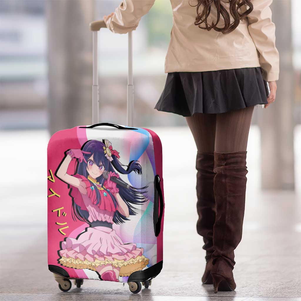 Ai Hoshino Idol Luggage Cover Sparkling Idol Anime Style