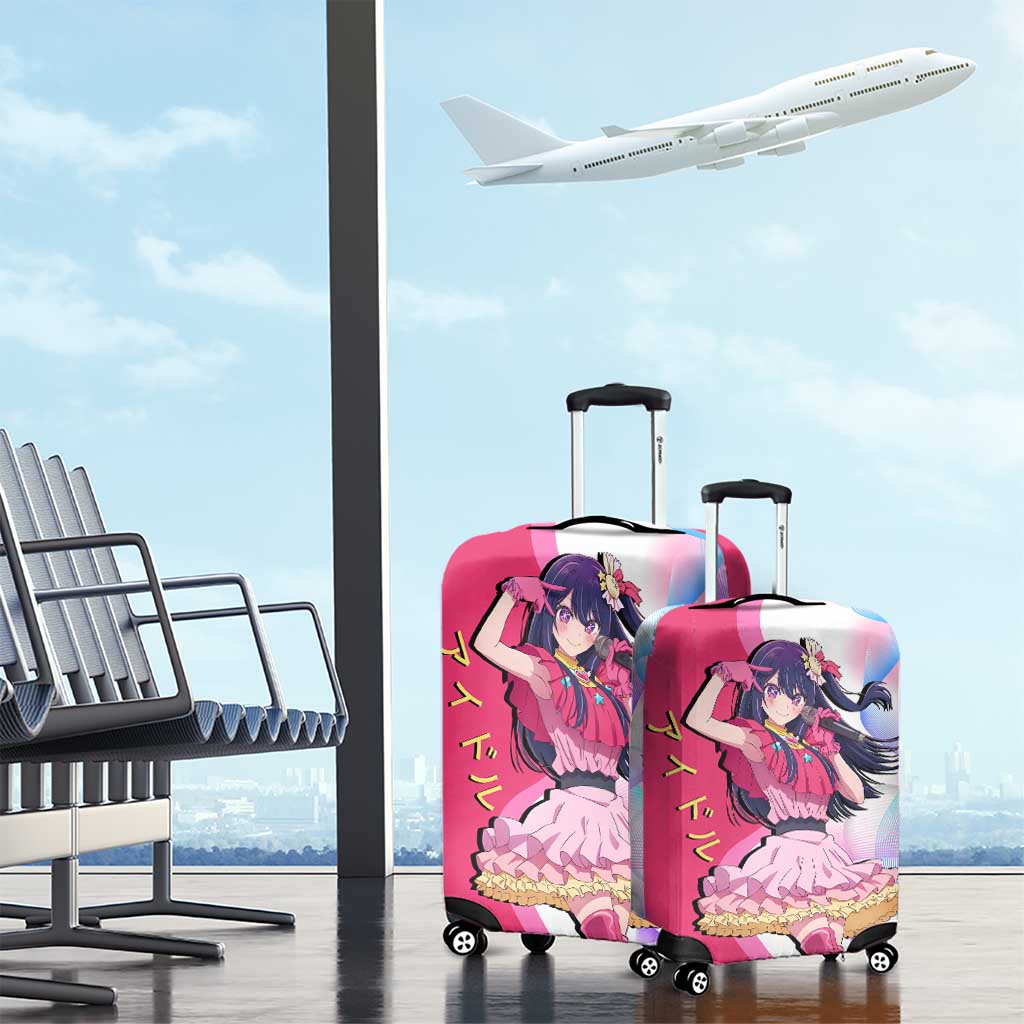 Ai Hoshino Idol Luggage Cover Sparkling Idol Anime Style