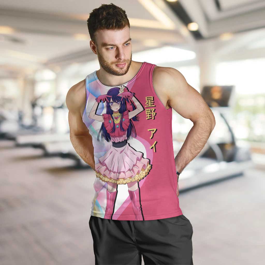 Ai Hoshino Idol Men Tank Top Sparkling Idol Anime Style