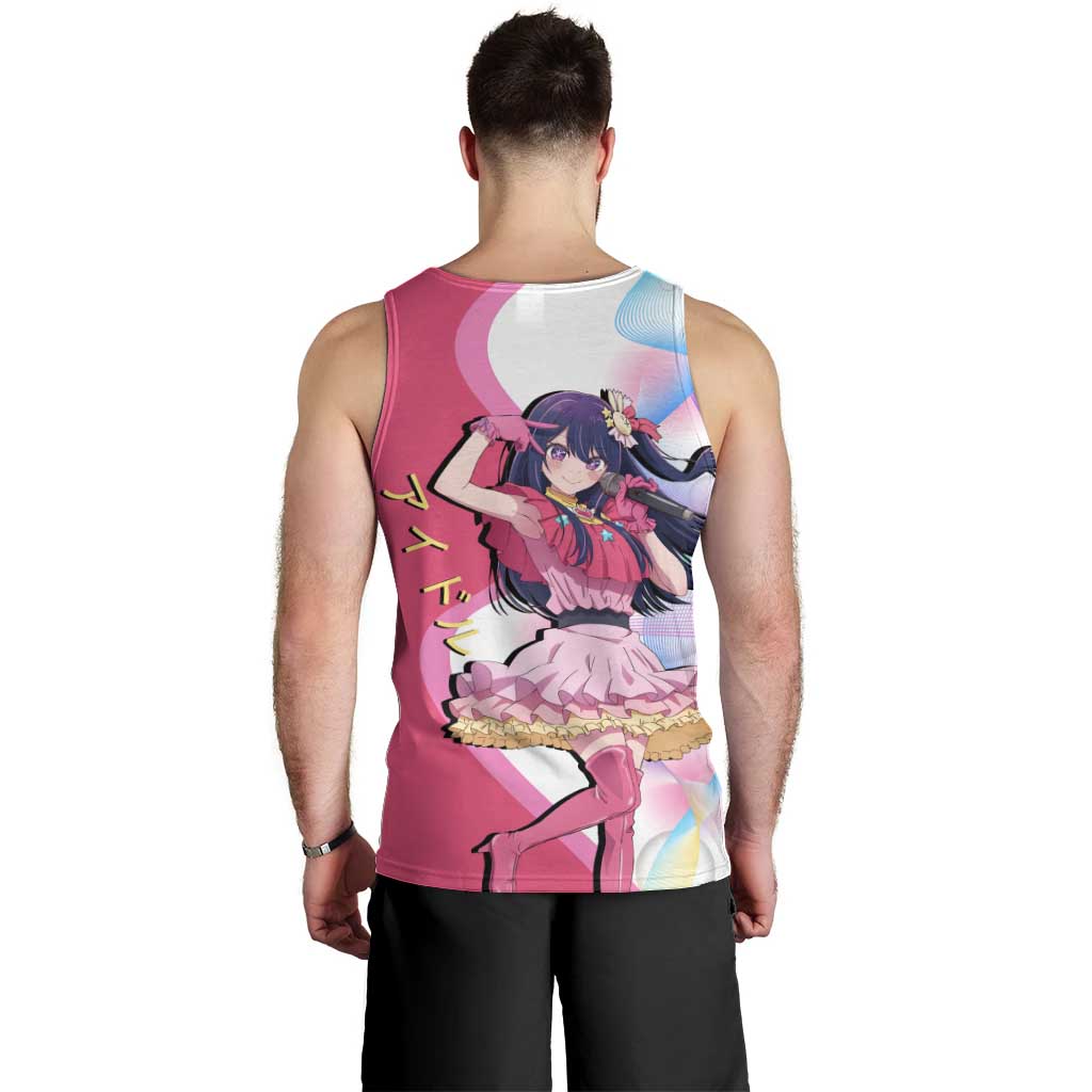 Ai Hoshino Idol Men Tank Top Sparkling Idol Anime Style