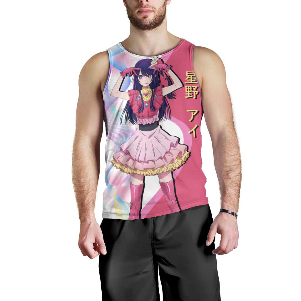 Ai Hoshino Idol Men Tank Top Sparkling Idol Anime Style