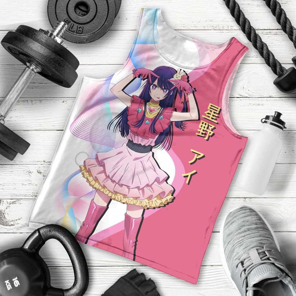 Ai Hoshino Idol Men Tank Top Sparkling Idol Anime Style