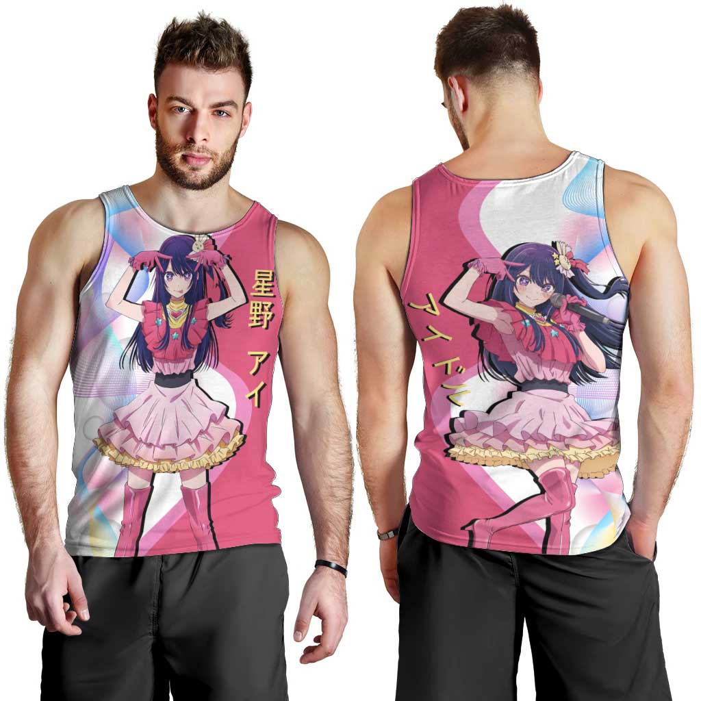 Ai Hoshino Idol Men Tank Top Sparkling Idol Anime Style