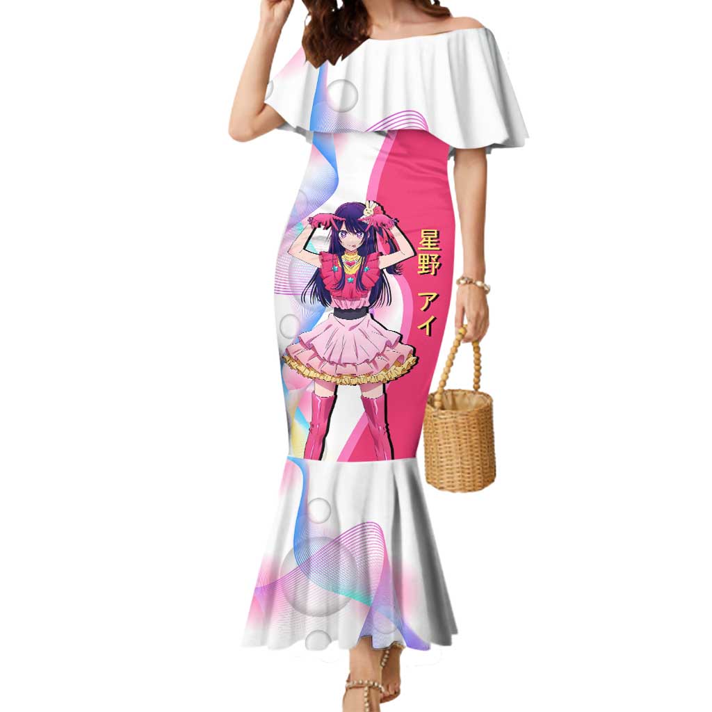 Ai Hoshino Idol Mermaid Dress Sparkling Idol Anime Style