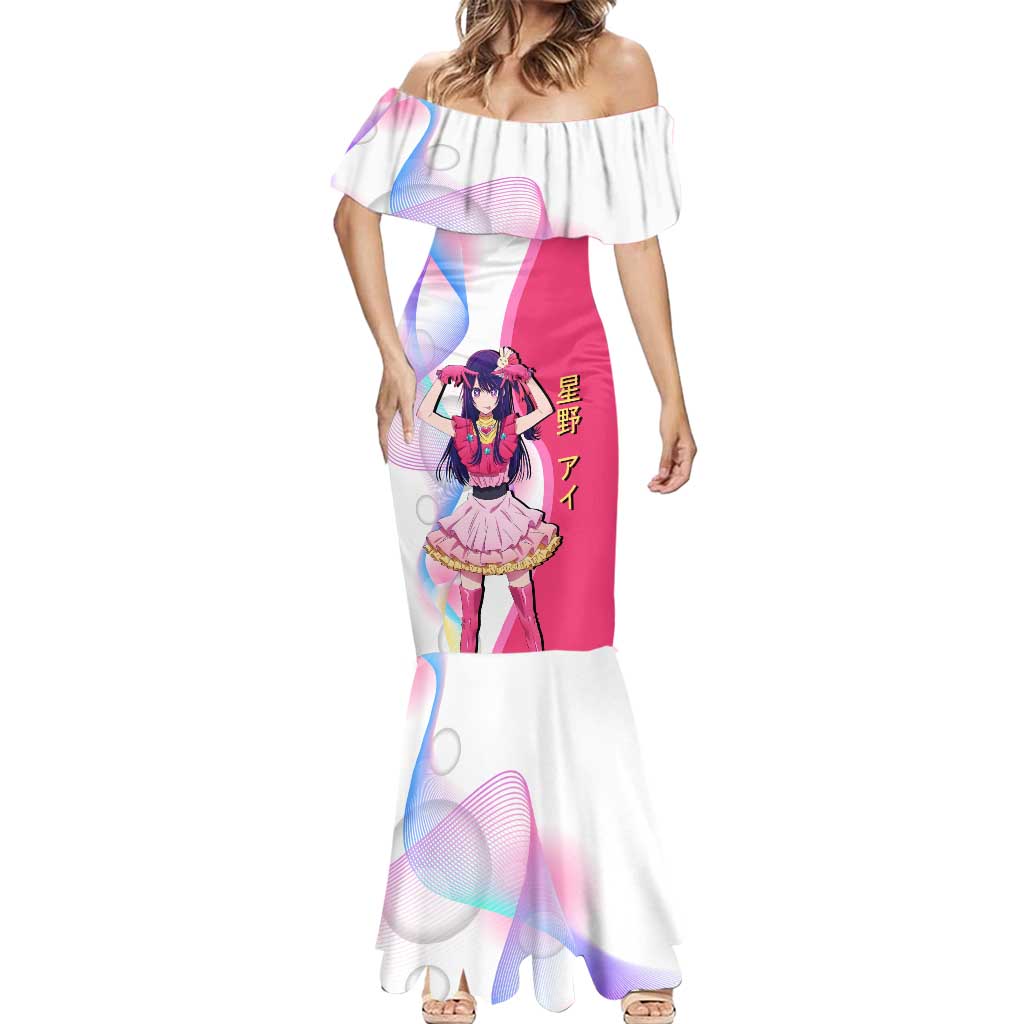 Ai Hoshino Idol Mermaid Dress Sparkling Idol Anime Style