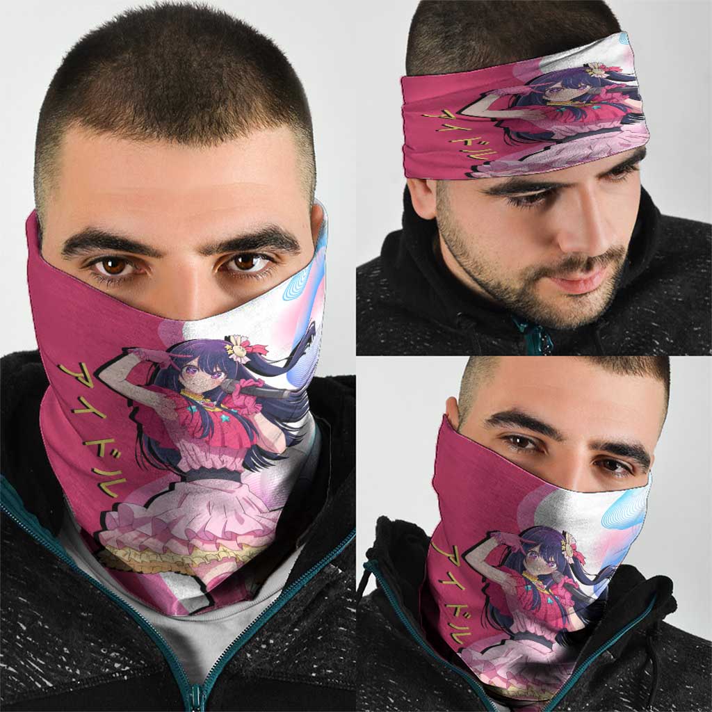 Ai Hoshino Idol Neck Gaiter Sparkling Idol Anime Style