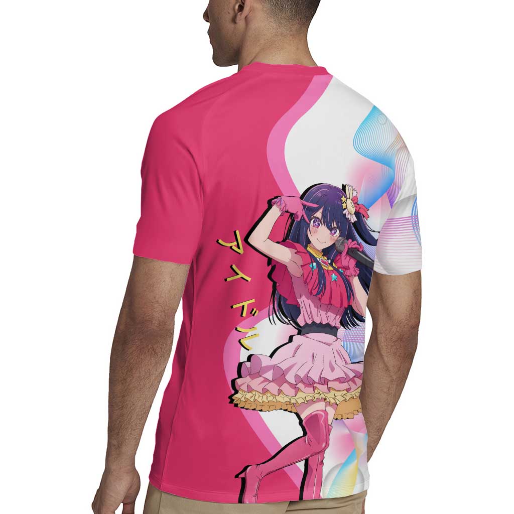 Ai Hoshino Idol Rugby Jersey Sparkling Idol Anime Style