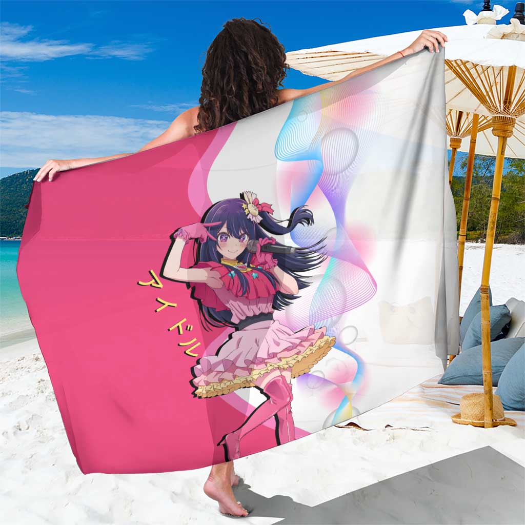 Ai Hoshino Idol Sarong Sparkling Idol Anime Style