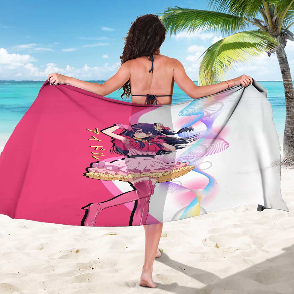 Ai Hoshino Idol Sarong Sparkling Idol Anime Style