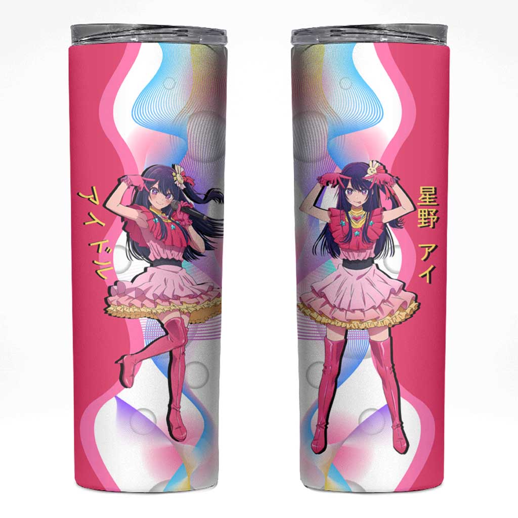 Ai Hoshino Idol Skinny Tumbler Sparkling Idol Anime Style