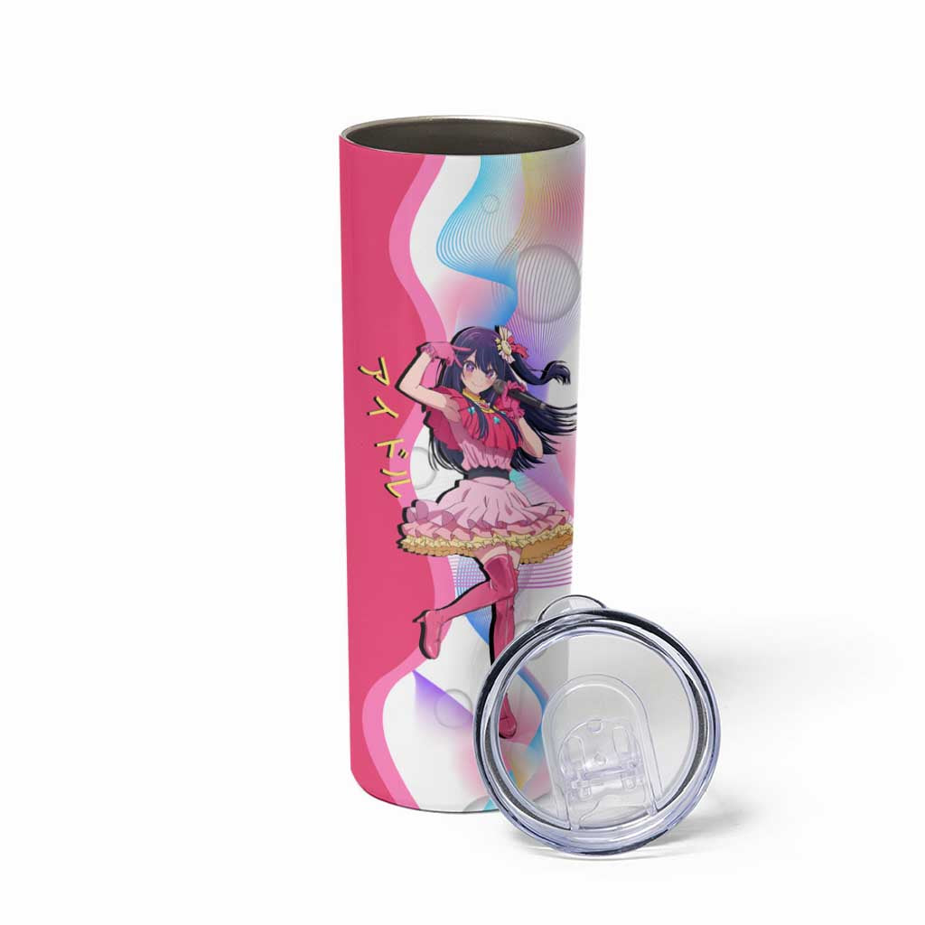Ai Hoshino Idol Skinny Tumbler Sparkling Idol Anime Style