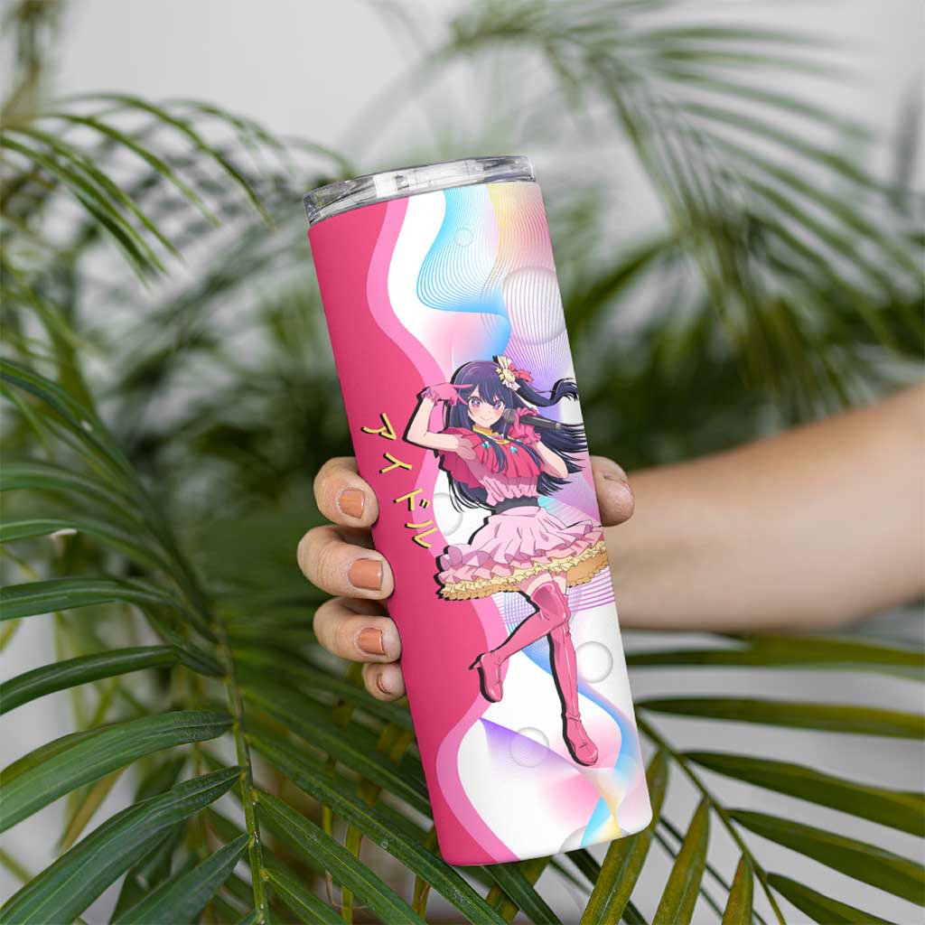 Ai Hoshino Idol Skinny Tumbler Sparkling Idol Anime Style
