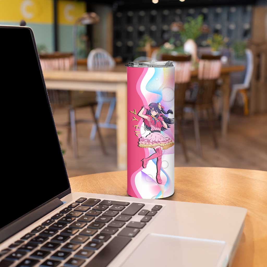 Ai Hoshino Idol Skinny Tumbler Sparkling Idol Anime Style