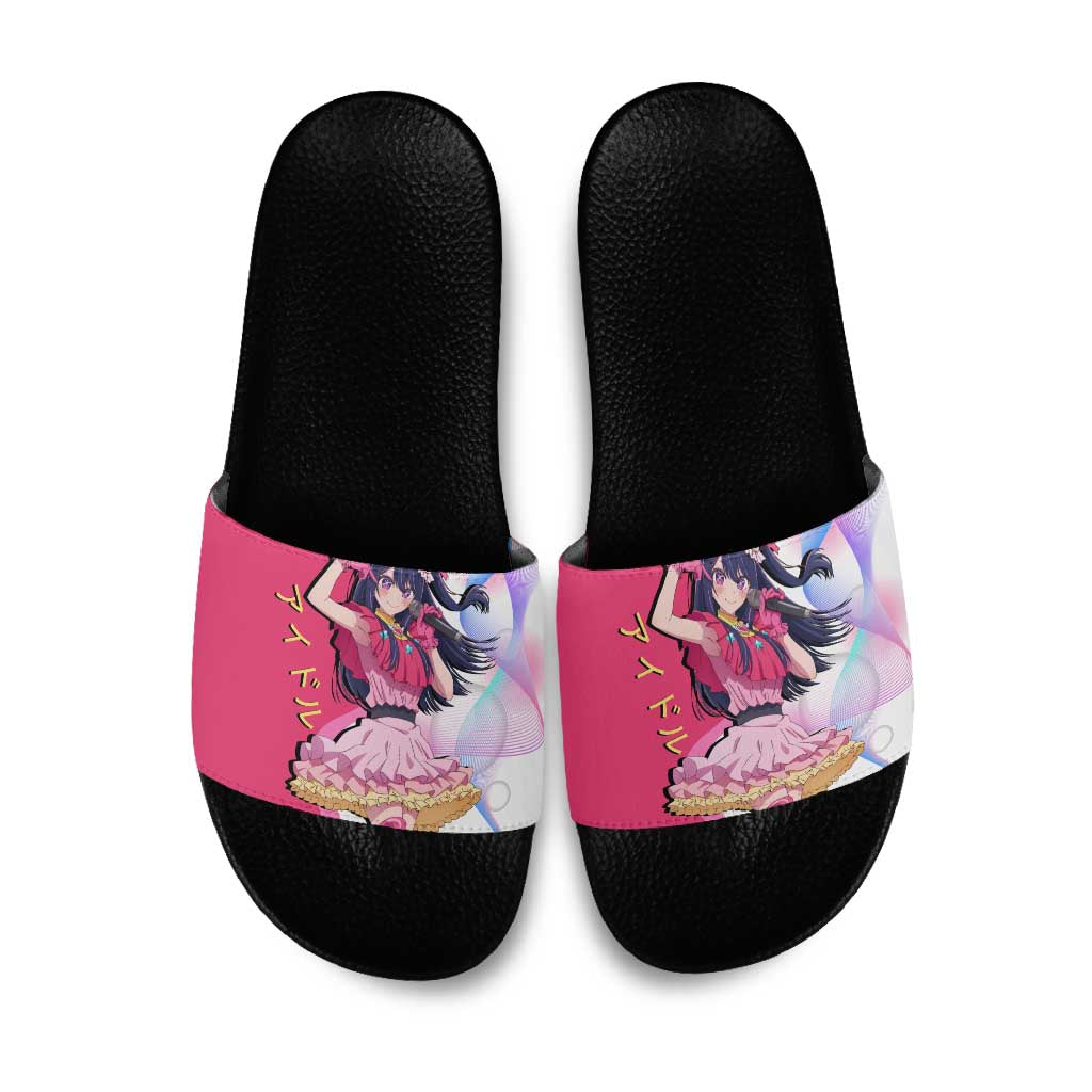 Ai Hoshino Idol Slide Sandals Sparkling Idol Anime Style