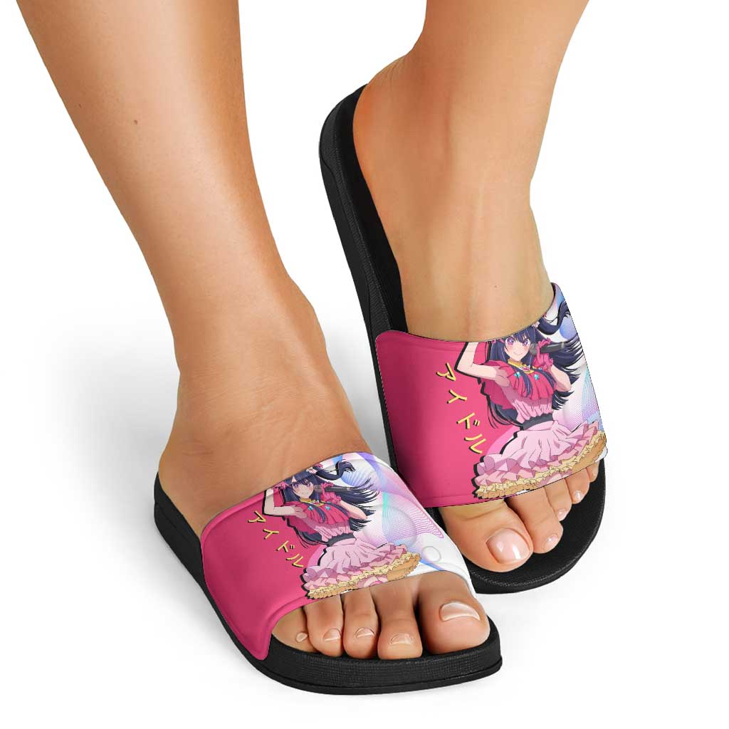 Ai Hoshino Idol Slide Sandals Sparkling Idol Anime Style