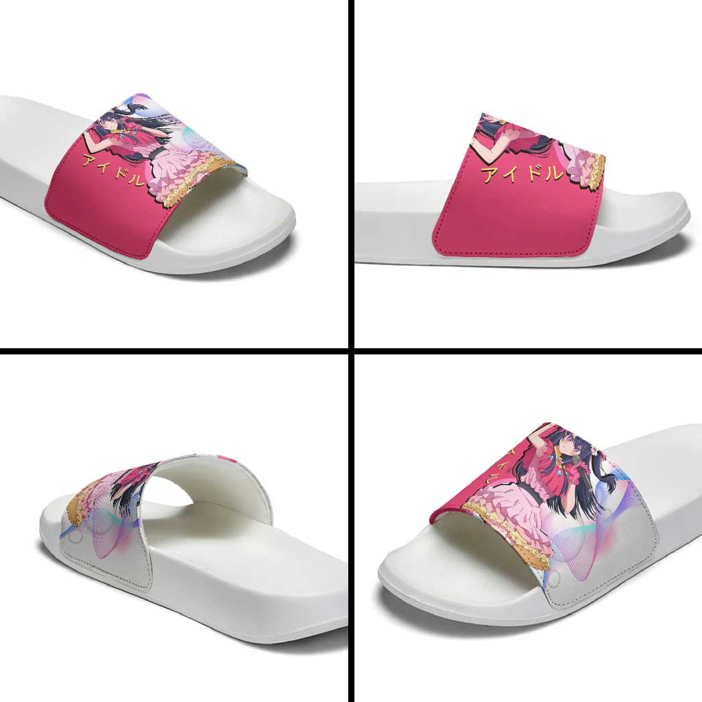 Ai Hoshino Idol Slide Sandals Sparkling Idol Anime Style