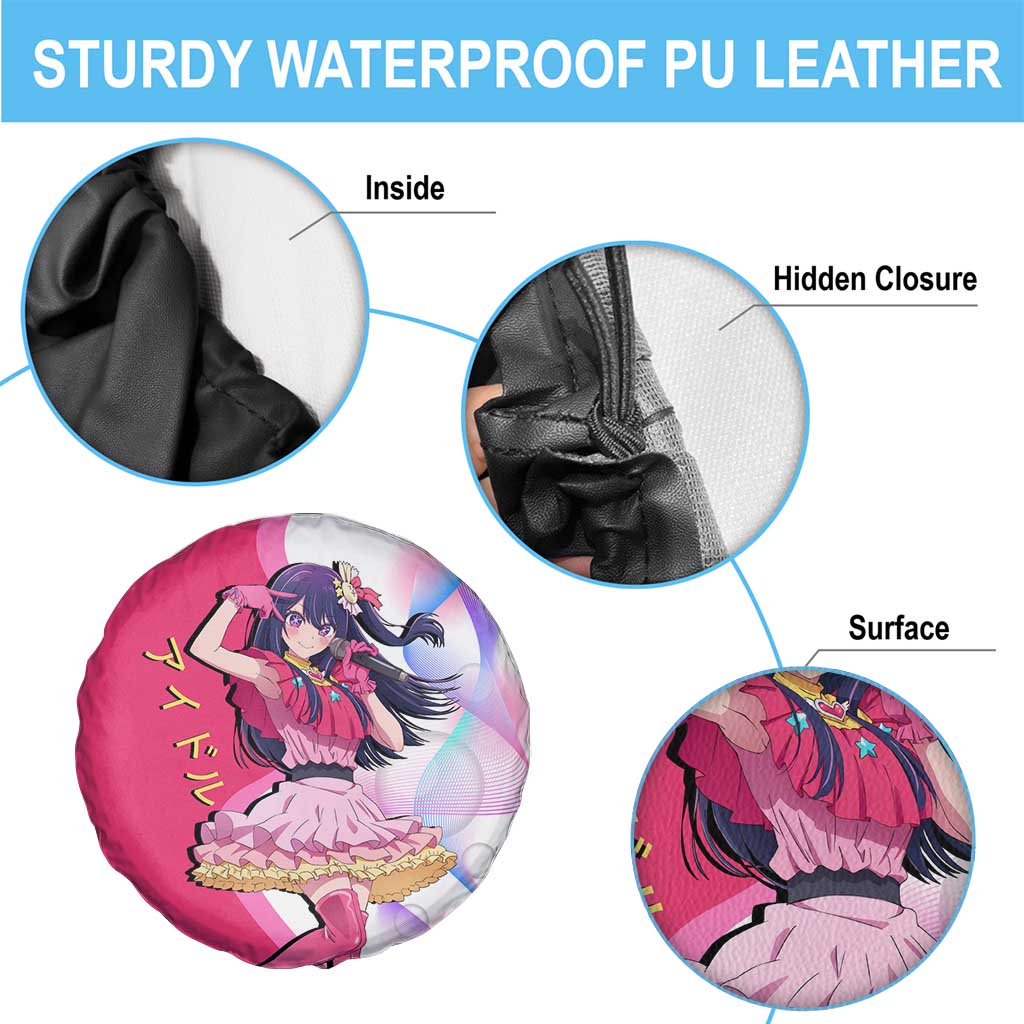 Ai Hoshino Idol Spare Tire Cover Sparkling Idol Anime Style