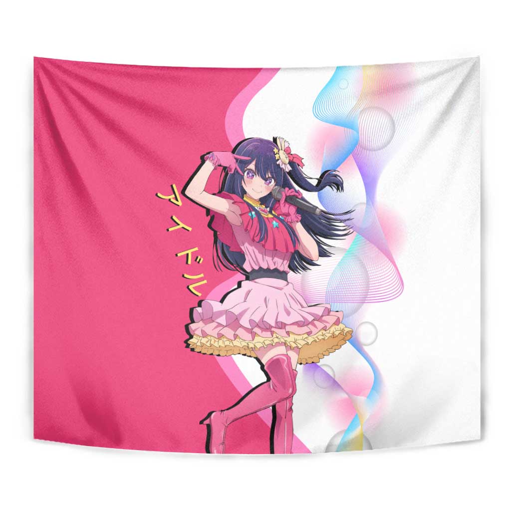 Ai Hoshino Idol Tapestry Sparkling Idol Anime Style