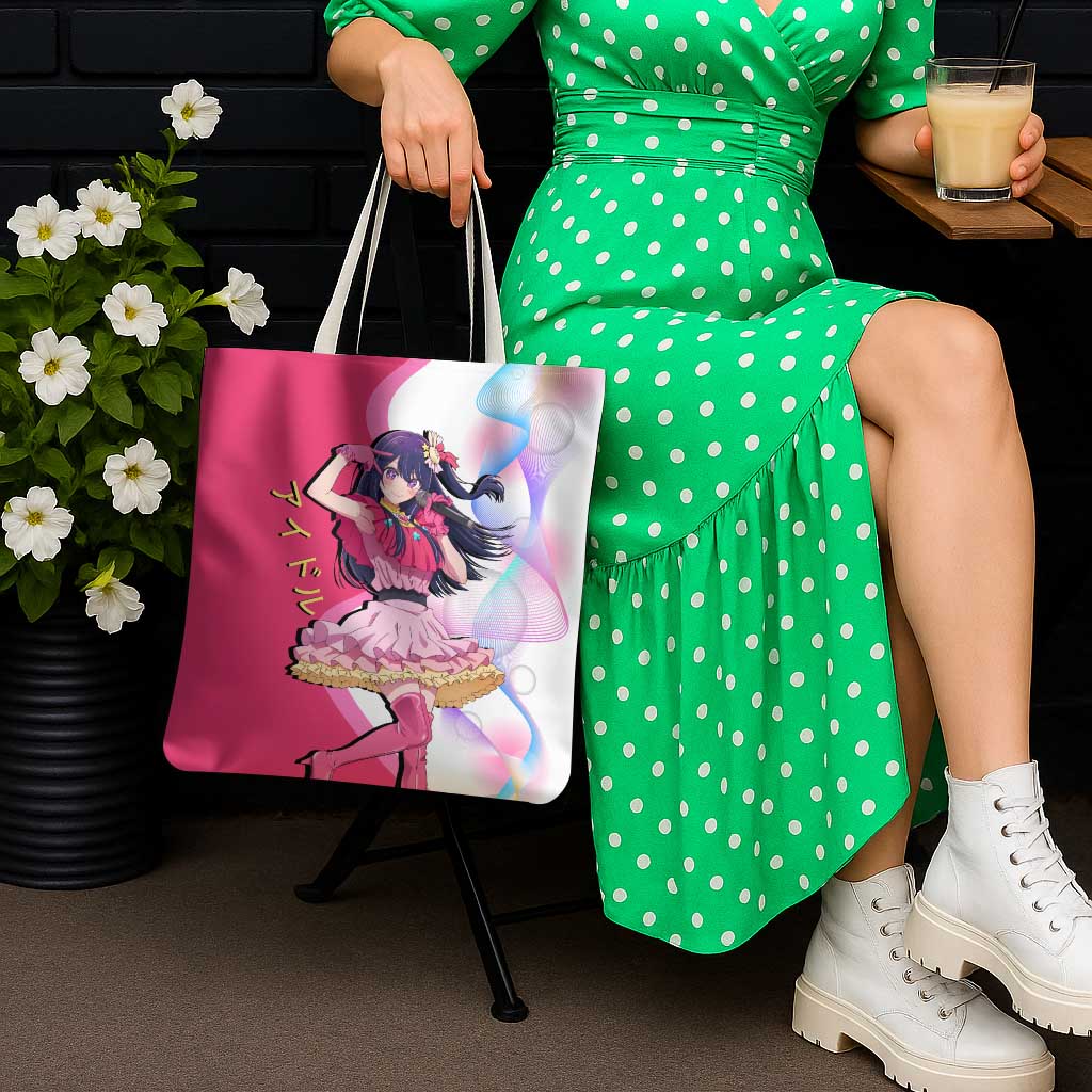 Ai Hoshino Idol Tote Bag Sparkling Idol Anime Style