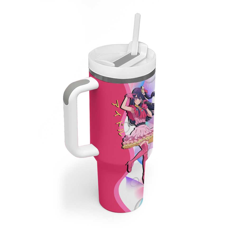 Ai Hoshino Idol Tumbler With Handle Sparkling Idol Anime Style