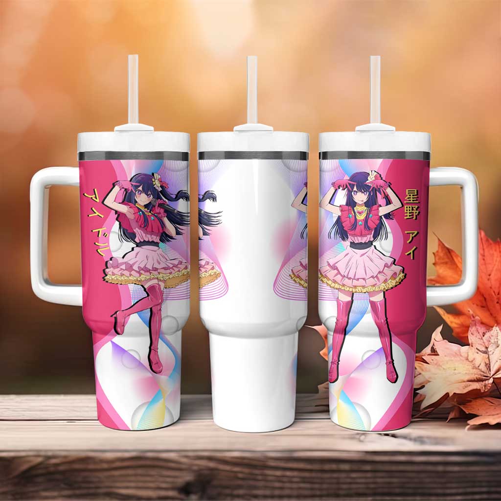 Ai Hoshino Idol Tumbler With Handle Sparkling Idol Anime Style
