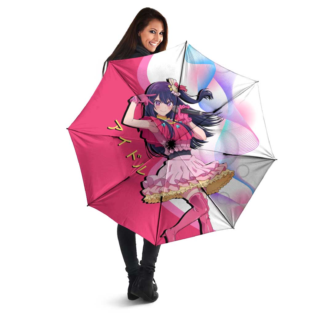 Ai Hoshino Idol Umbrella Sparkling Idol Anime Style