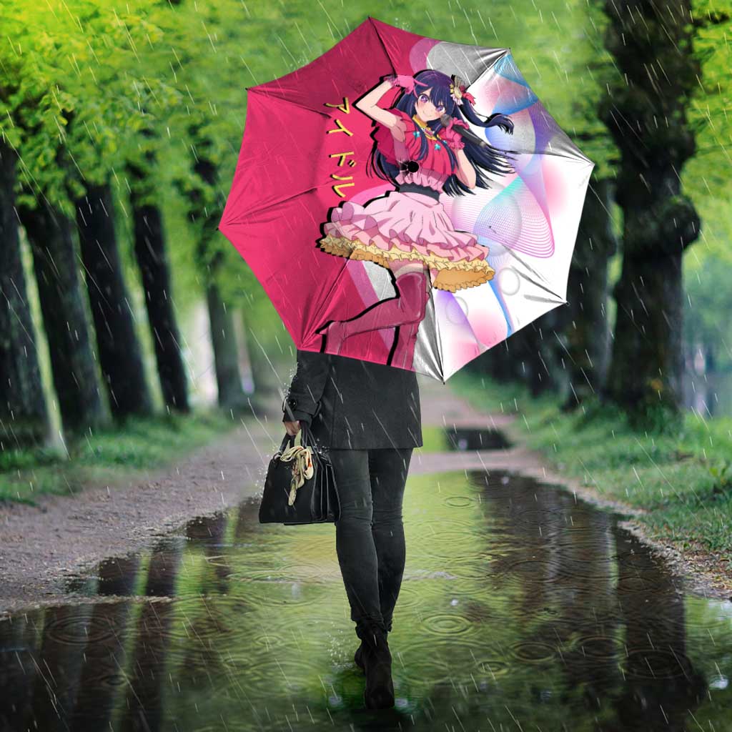 Ai Hoshino Idol Umbrella Sparkling Idol Anime Style