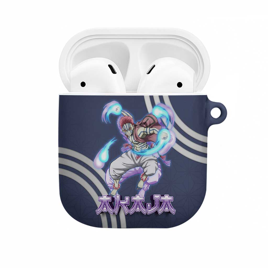 Akaza Demon Slayer AirPods Case Mystic Aura Anime Ring Style