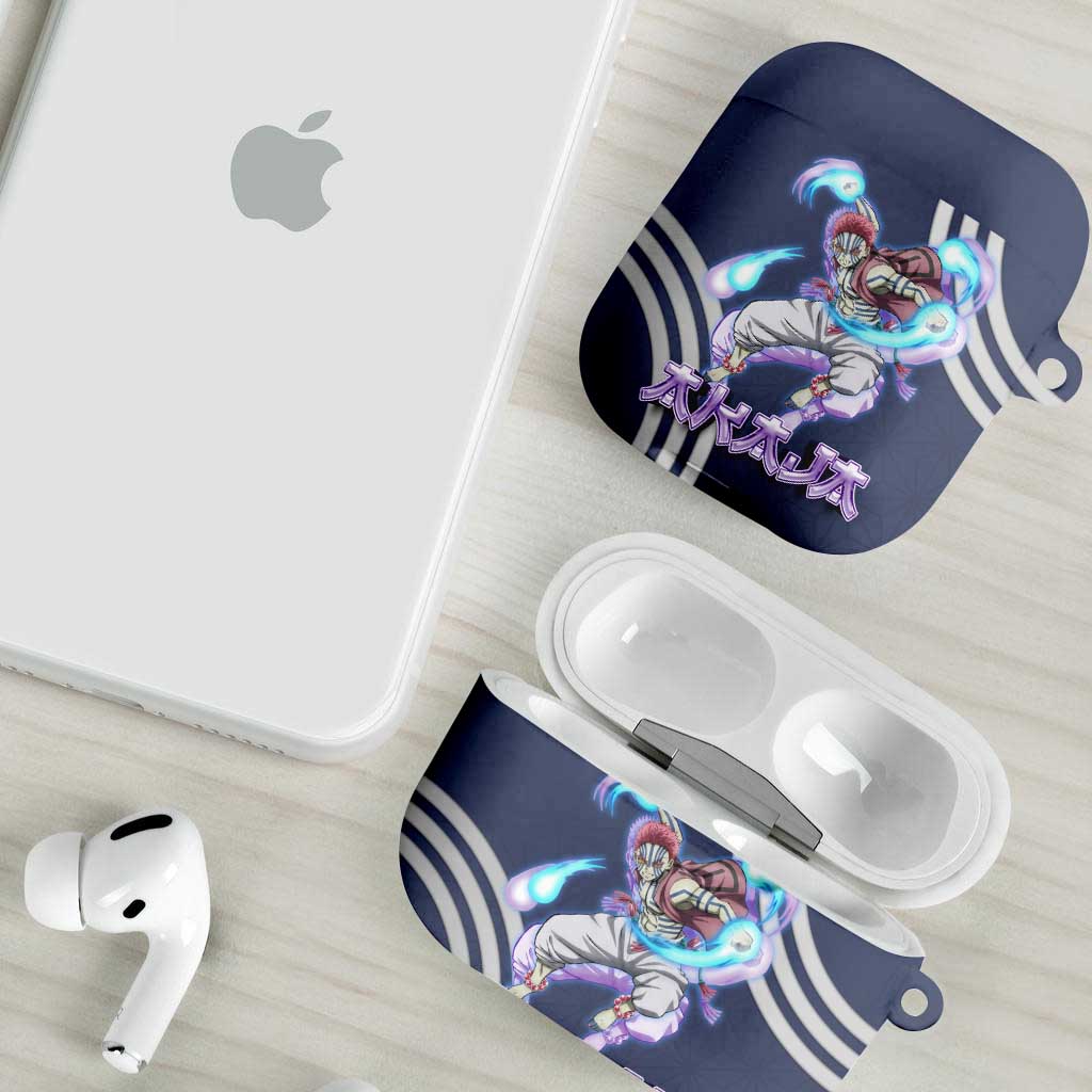 Akaza Demon Slayer AirPods Case Mystic Aura Anime Ring Style