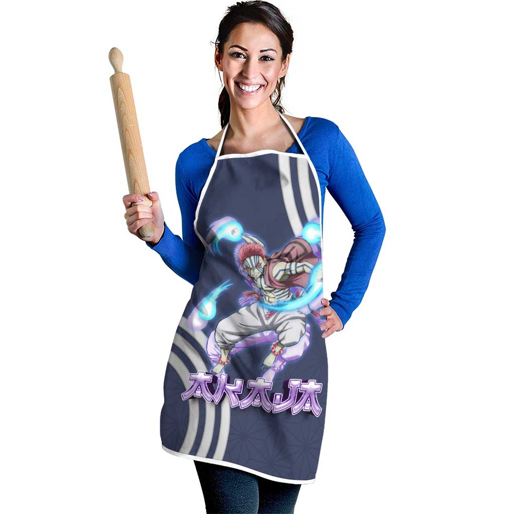 Akaza Demon Slayer Apron Mystic Aura Anime Ring Style