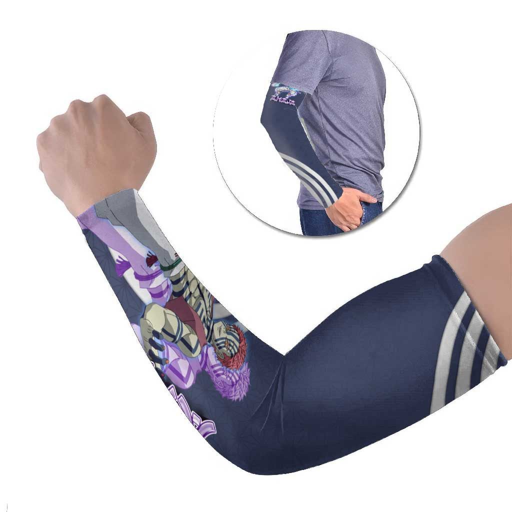 Akaza Demon Slayer Arm Sleeves Mystic Aura Anime Ring Style