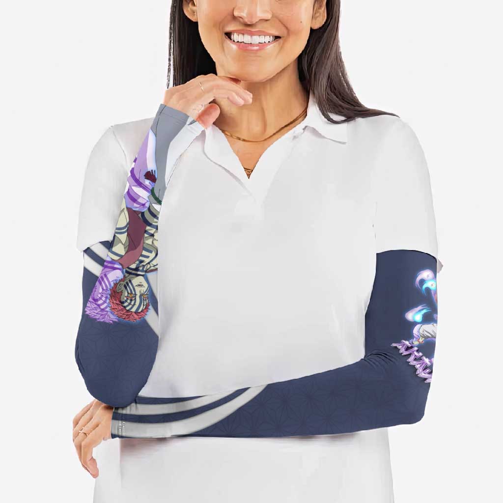 Akaza Demon Slayer Arm Sleeves Mystic Aura Anime Ring Style