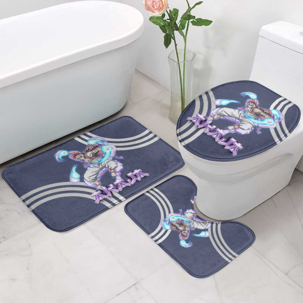 Akaza Demon Slayer Bathroom Set Mystic Aura Anime Ring Style