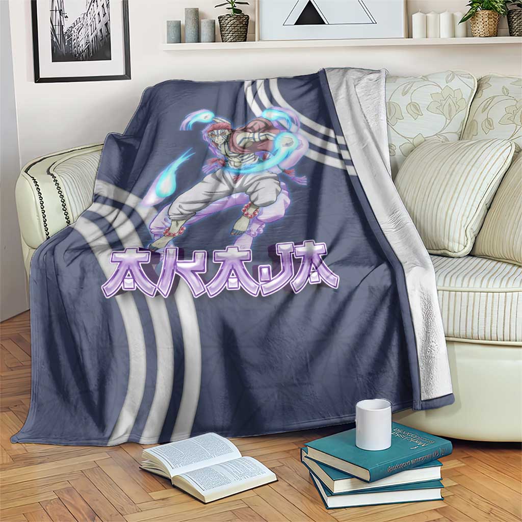 Akaza Demon Slayer Blanket Mystic Aura Anime Ring Style