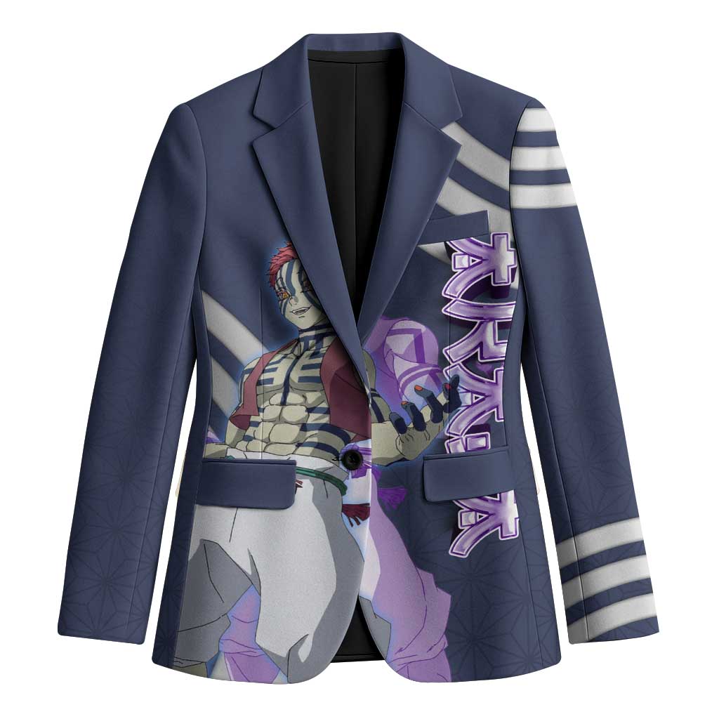Akaza Demon Slayer Blazer Mystic Aura Anime Ring Style