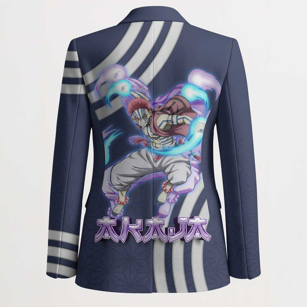 Akaza Demon Slayer Blazer Mystic Aura Anime Ring Style