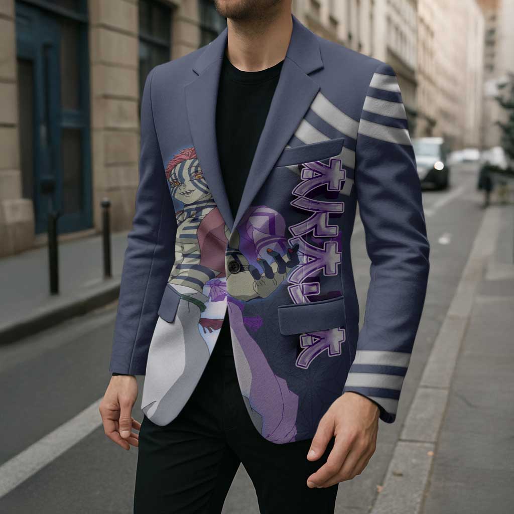 Akaza Demon Slayer Blazer Mystic Aura Anime Ring Style