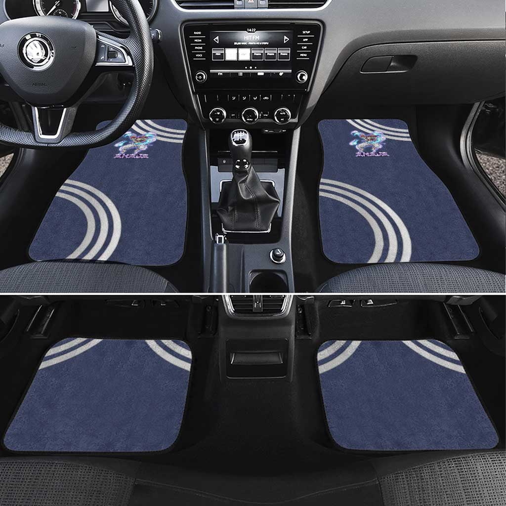 Akaza Demon Slayer Car Mats Mystic Aura Anime Ring Style