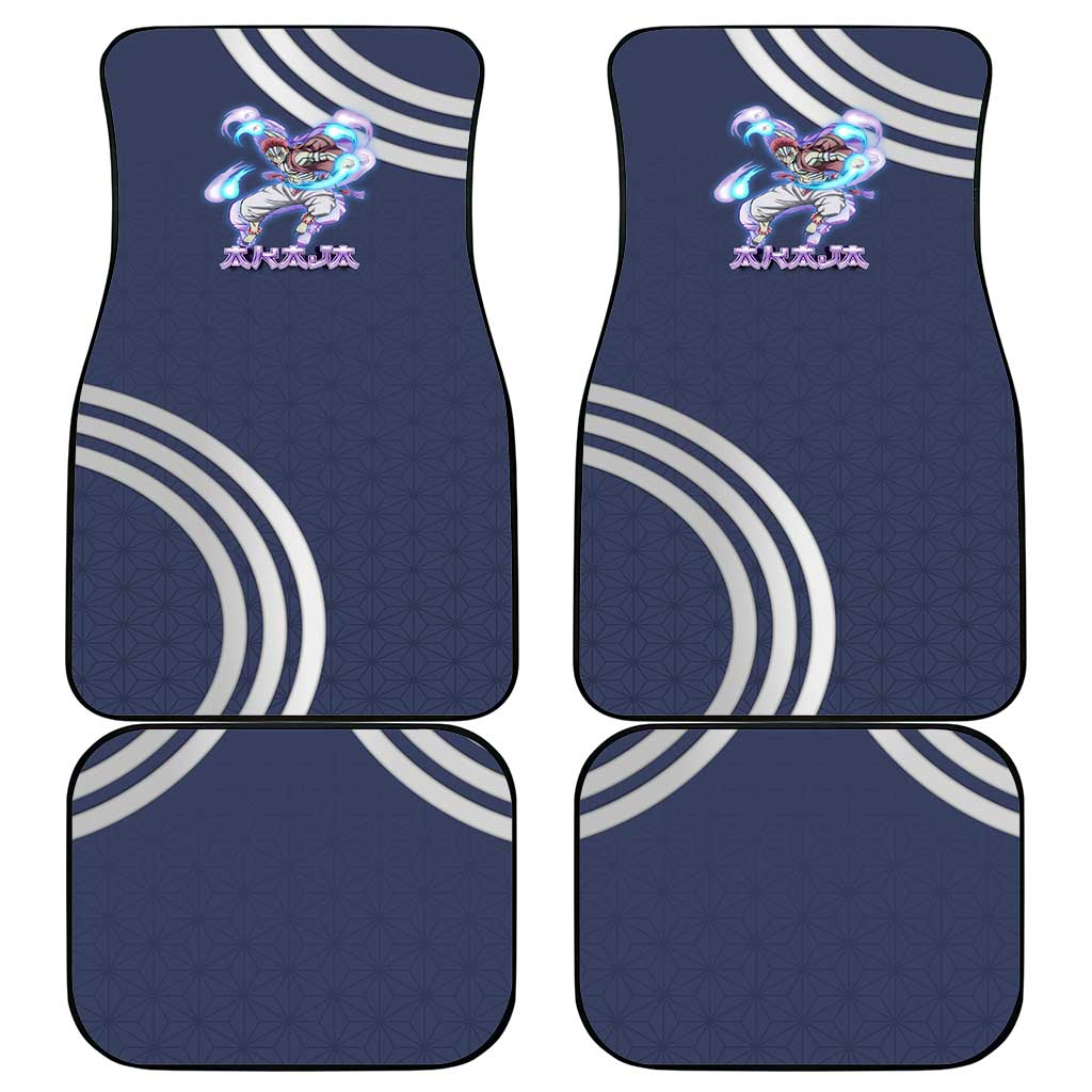 Akaza Demon Slayer Car Mats Mystic Aura Anime Ring Style