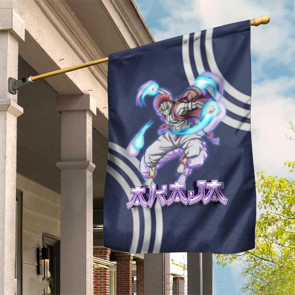 Akaza Demon Slayer Garden Flag Mystic Aura Anime Ring Style