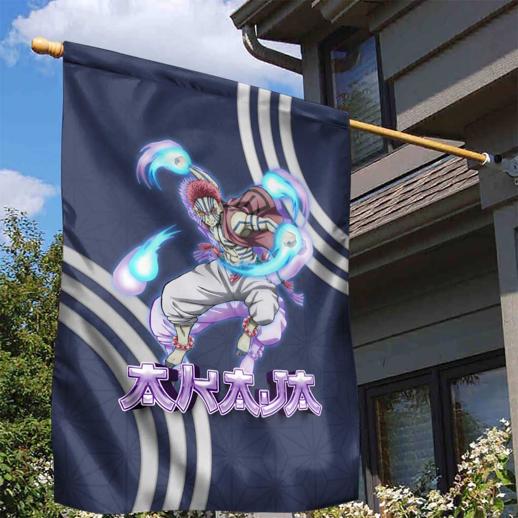 Akaza Demon Slayer Garden Flag Mystic Aura Anime Ring Style