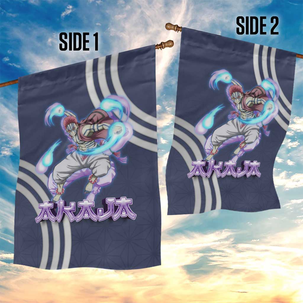 Akaza Demon Slayer Garden Flag Mystic Aura Anime Ring Style