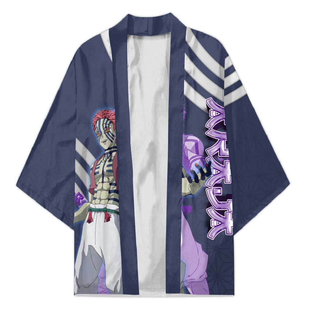 Akaza Demon Slayer Kimono Mystic Aura Anime Ring Style