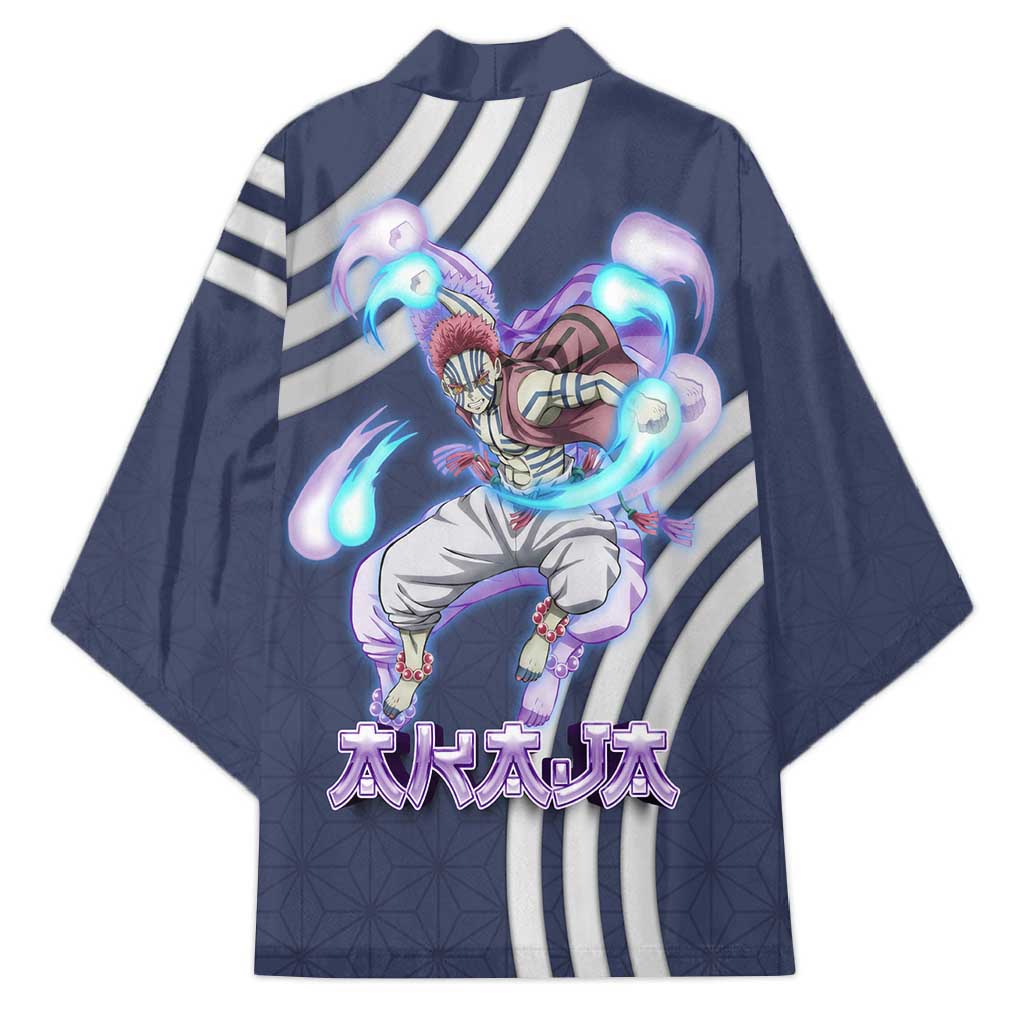 Akaza Demon Slayer Kimono Mystic Aura Anime Ring Style