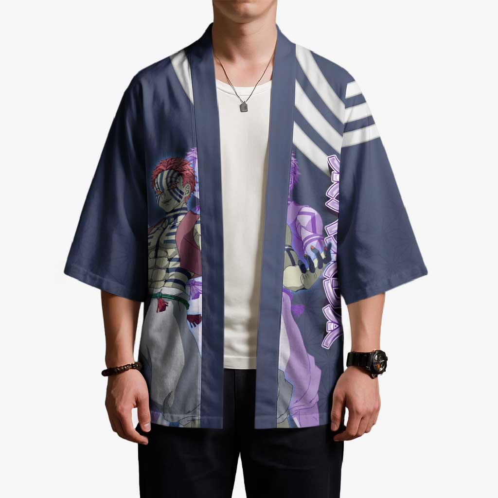 Akaza Demon Slayer Kimono Mystic Aura Anime Ring Style
