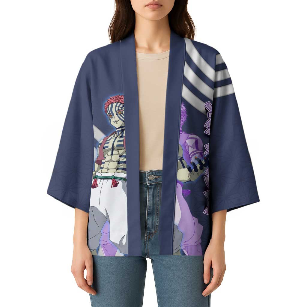 Akaza Demon Slayer Kimono Mystic Aura Anime Ring Style