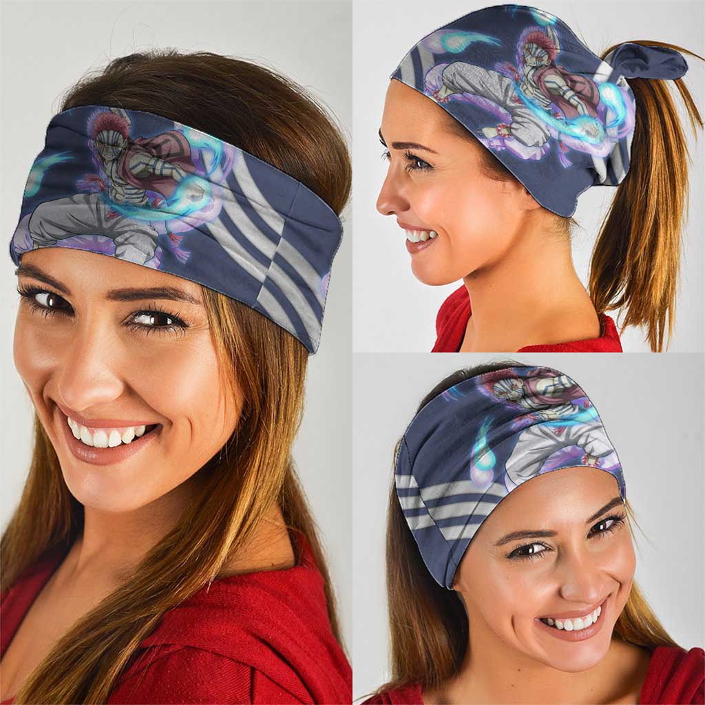 Akaza Demon Slayer Neck Gaiter Mystic Aura Anime Ring Style