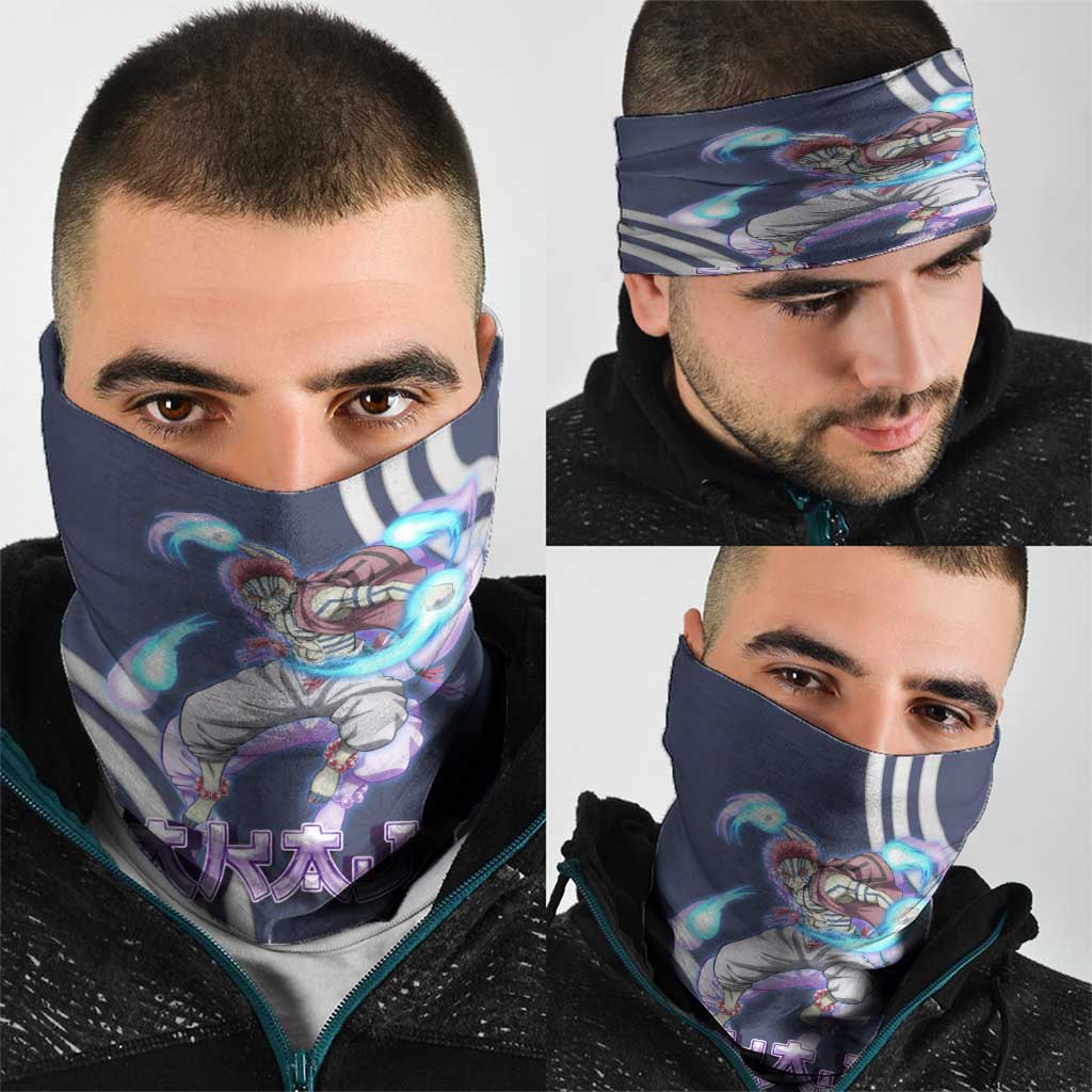 Akaza Demon Slayer Neck Gaiter Mystic Aura Anime Ring Style