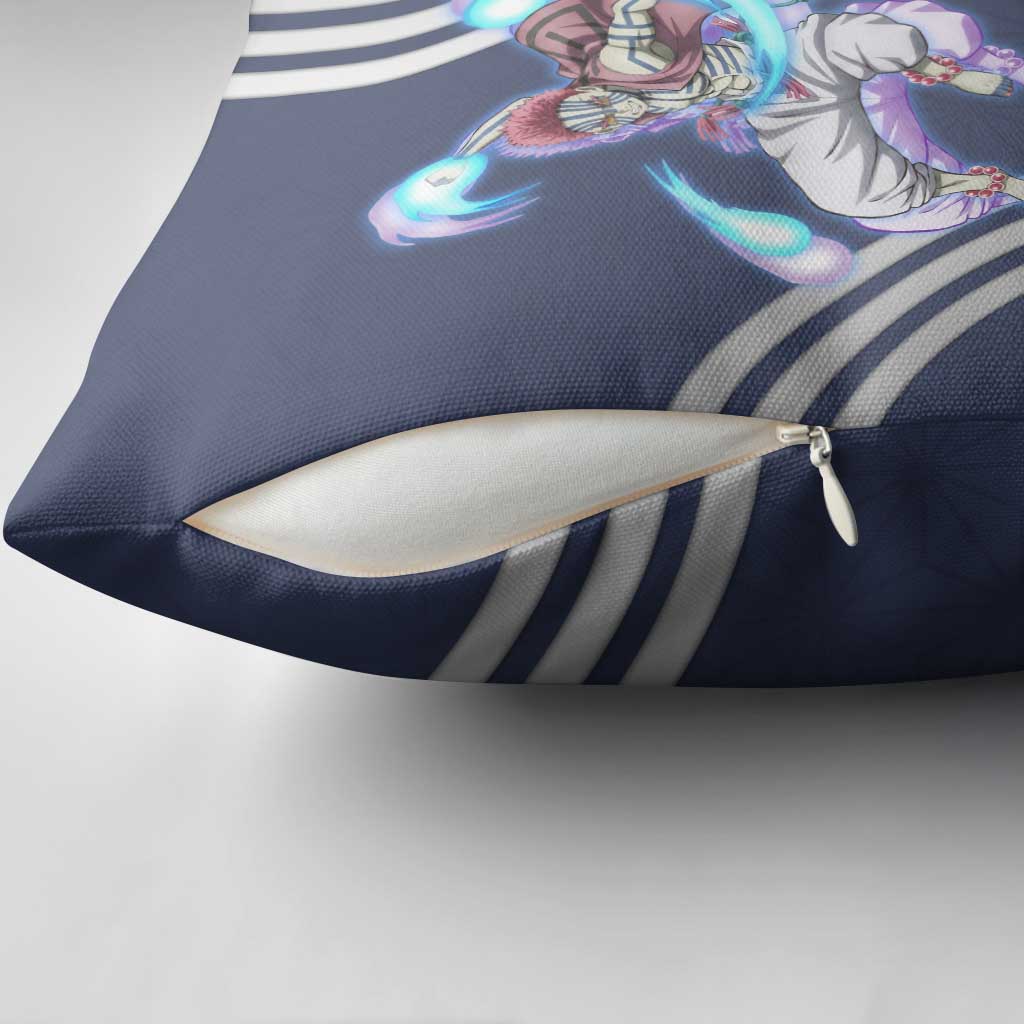 Akaza Demon Slayer Pillow Cover Mystic Aura Anime Ring Style